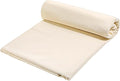 Medium Weight 63 inch x 10 Yards 100% Cotton Muslin Fabric by Yard Textile Natural Unbleached Muslin Fabric Material for Boho Wide Roll Backing Material Quilting Sewing Apparel Cloth