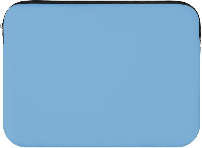 FOCO NCAA Official 15" Inch Colorblock Primary Logo Zipper Laptop Computer Sleeve Case Bag (North Carolina Tar Heels)