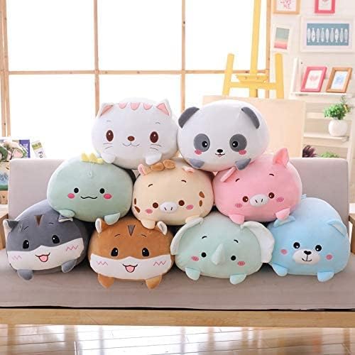 TemBe 23.6 inch Cute Large Dinosaur Plush Stuffed Animal Pillow, Very Soft Squish Mellow Hugging Toy Gifts for Bedding, Kids Sleeping Cute Pillow (Green Dinosaur)