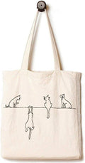 Andes Heavy Duty Flat-Bottom Canvas Tote Bag with Side Pockets - Aesthetic Handmade from 12oz 100% Cotton, Reusable & Durable