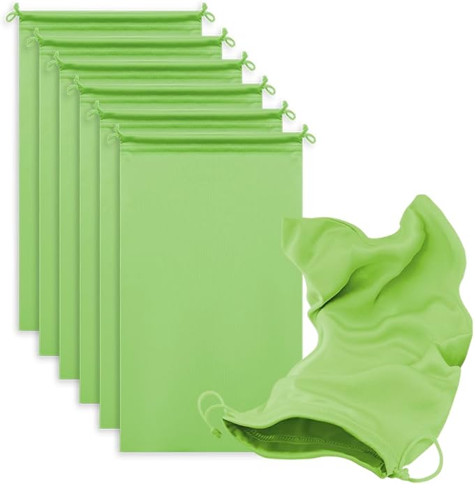 MtuxuYR Microfiber Drawstring Bags, Multi-Size Soft Protective Pouches for Shoes, Ski Goggles, Sunglasses, Handbags & Camera Lenses