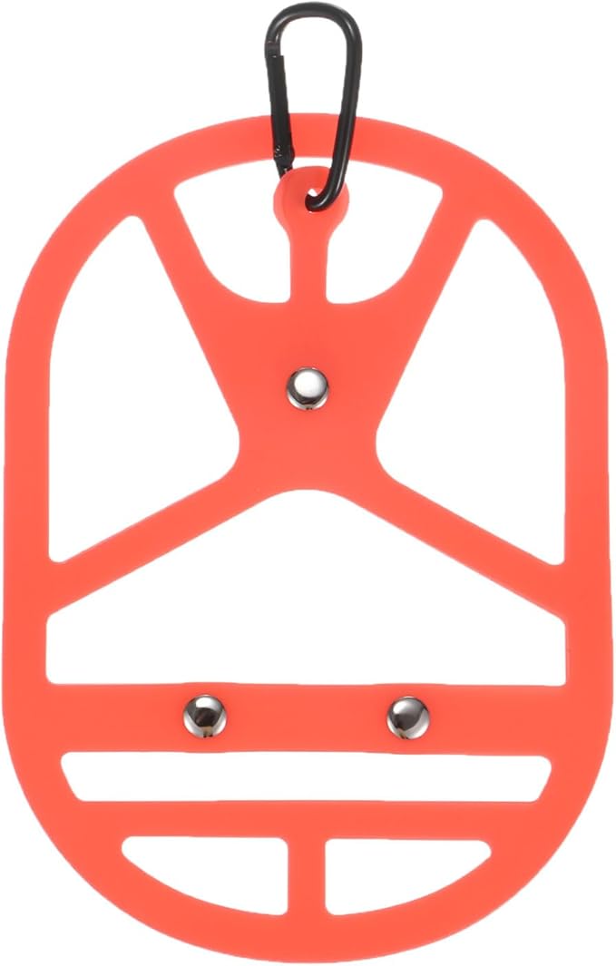 TIXIPEM Shoe Holster for Backpack [1SET] - Elastic Silicone Footwear Holder with Clip Use for Travel & Outdoors & Sports - [Red-M] Hang Extra Shoes Cleats Boots