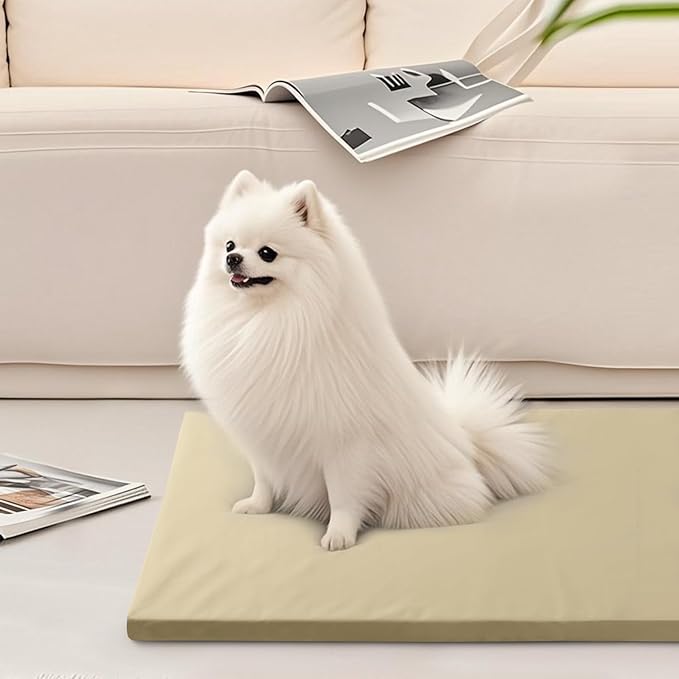 Liliowons Dog Mat,23"x 36"Dogs Crate Pad,Indoor Non-Slip & Waterproof Dog Mat,Easy Wipe Clean in Seconds，Sleeping for Floor,Car,Sofa,Crate