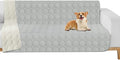ZNSAYOTX Ultimate Cozy Blankets (52"x82") 100% Waterproof Bed Mat Blanket for Dog Pets, Couch Sofa Protector with Non-Slip Back Washable Durable, Pee Scratch Proof Easy to Clean (Light Grey)
