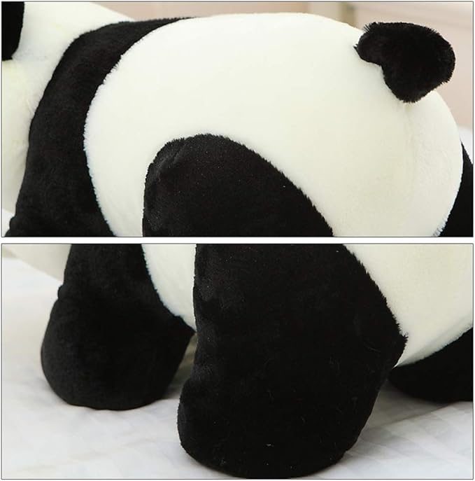 VSFNDB Stuffed Panda Animal Plush Toy 12 Inches Animal Stuffed Plushies Super Soft Cute Cuddly Pillow Cushion Stuff Dolls Birthday Xmas Gifts for Children Kids Boys Girls Room Decor Bedtime, 12Inches
