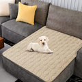 Tcksstex Waterproof and Non-Slip Dog Bed Cover and Pet Blanket Sofa Pet Bed Mat ，car Incontinence Mattress Protectors Furniture Couch Cover for Most Cats Dogs, Pets（40x50-Beige）