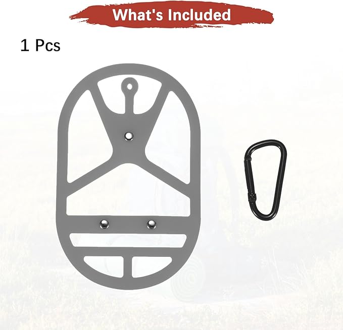 TIXIPEM Shoe Holster for Backpack [1SET] - Elastic Silicone Footwear Holder with Clip Use for Travel & Outdoors & Sports - [Gray-XL] Hang Extra Shoes Cleats Boots