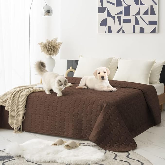 Tcksstex Waterproof and Anti-Slip Dog Bed Cover and Pet Blanket Sofa Pet Bed Mat car Incontinence Mattress Protectors Furniture Couch Cover for Most Cats Dogs, Pets