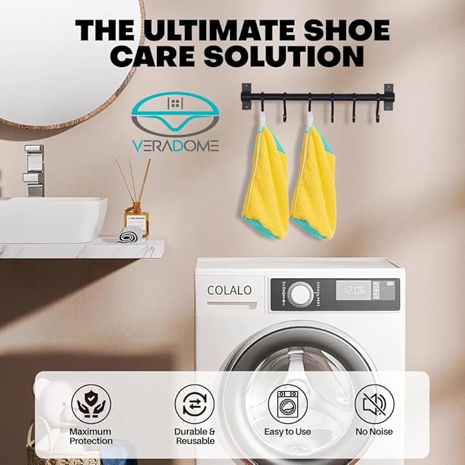 Veradome Laundry Shoe Bag | Shoe Washing Machine Bag | Reusable Laundry Shoe Bag for Washer And Dryer For All Shoe Types And Sizes (2)