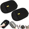Pet Hair Remover Gloves (2 Pack) – Washable & Reusable Electrostatic Gloves for Dog & Cat Hair, Fits Clothing, Couch, Carpet & Car Seat, 9.45″ × 6.3″