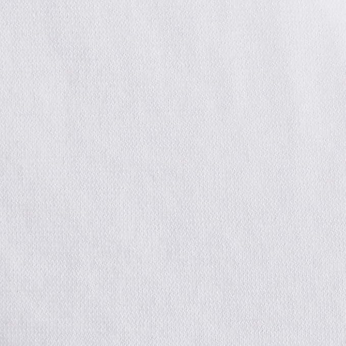 Amazon Basics 4 Piece Bed Sheet Set, 100% Cotton Jersey, Includes Super Soft, Flat and Fitted Sheets, Pillowcase, King, White, Solid