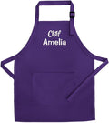 Personalized Kids Apron | Kid or Toddler Apron Sizes | Choice of Color and Thread