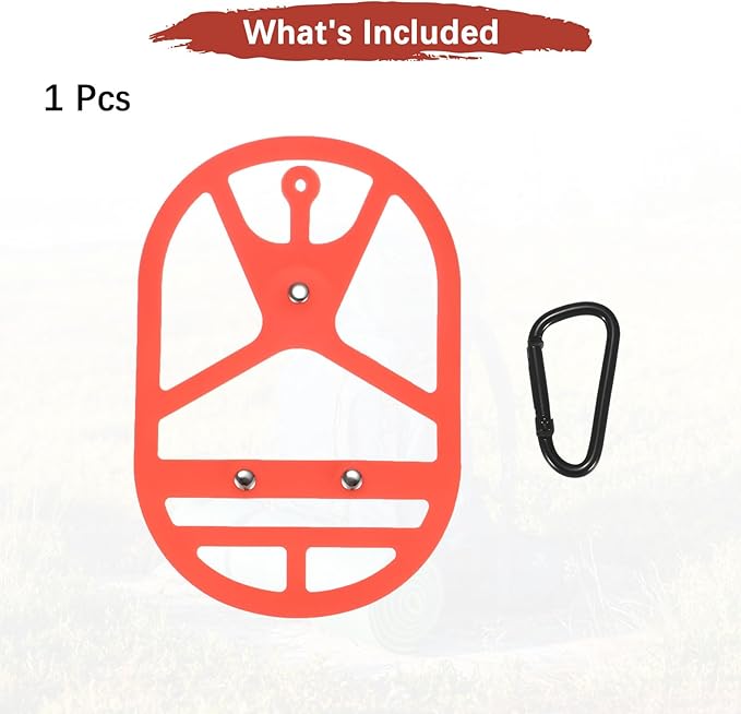 TIXIPEM Shoe Holster for Backpack [1SET] - Elastic Silicone Footwear Holder with Clip Use for Travel & Outdoors & Sports - [Red-L] Hang Extra Shoes Cleats Boots