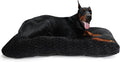 Necesitar 42 Inch Crate Bed for XLarge Dogs Washble with Anti-Slip Pet Sleeping Mat for Dog Cages Up to 90 lbs Pet Crate Pillows Kennel Pad 42" x 28" Black