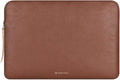 Comfyable Slim Protective Laptop Sleeve 14 Inch Snugly Compatible with MacBook Pro 14-inch M5 M4 M3 M2 M1 Pro/Max 2025, PU Leather Bag Waterproof Cover Notebook Computer Case for Mac, Brown