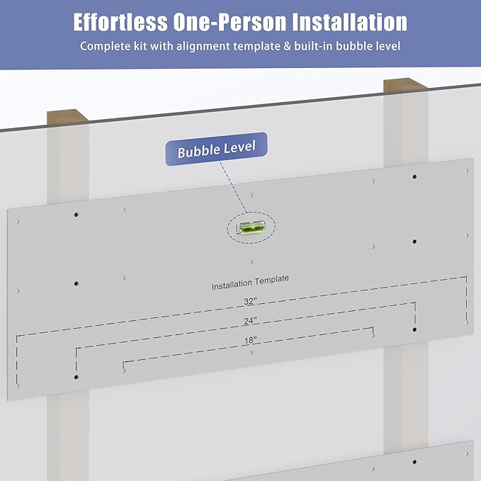 Jusgym 2-Pack 1x4ft Heavy Duty Garage Shelving, 1' x 4' Garage Wall Shelving Wall Mounted (2pack-1x4ft)