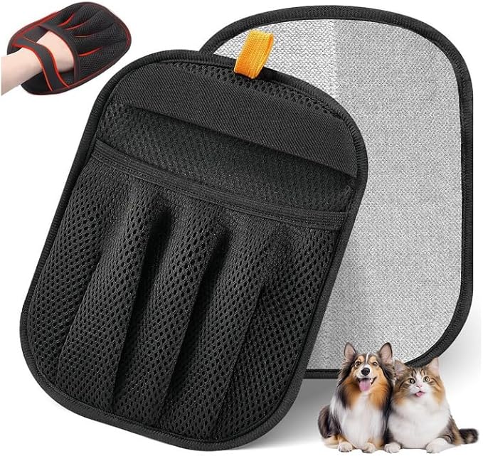 Magic Pet Hair Removal Brush – Upgraded Pet Hair Remover Glove for Dogs & Cats, Efficient Grooming Glove Brush for Furniture, Sofa, Couch & Clothing, Reusable Pet Hair Removal Tool – 1PCS