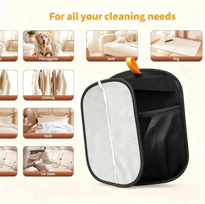 Sungbesi Upgraded Pet Hair Removal Glove,Reusable Pet Hair Removal Tool with Five Finger Static Electricity for Cats & Dogs, Effortlessly Remover Hair from Clothes, Sofa, Carpet, Bed, Car Seat, 2 Pcs