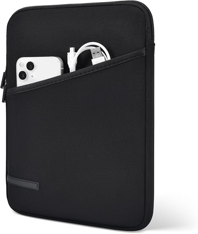 9-11 Inch Tablet Sleeve for 11 inch iPad Pro M5 M4 & Air M2 M3 2025, iPad A16 11th, 10.9 Air 5/4th, Galaxy Tab A9+/ S9 S8 Bag,Black
