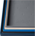 Leash Boss Waterproof Raised-Edge Dog Tray for Food & Water - Silicone Dog Food Mat, Non-Slip Pet Bowl Mat, Dishwasher-Safe Pet Placemat, XL 25 x 17 in, Gray