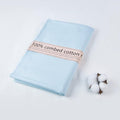 5 Yard Baby Blue Cotton Fabric, Natural Cotton Poplin Fabric by The Yard, 59 Inches Wide 100% Cotton Fabric, Soft Embroidery Muslin Quilting Material for Sewing Material Apparel Cloth