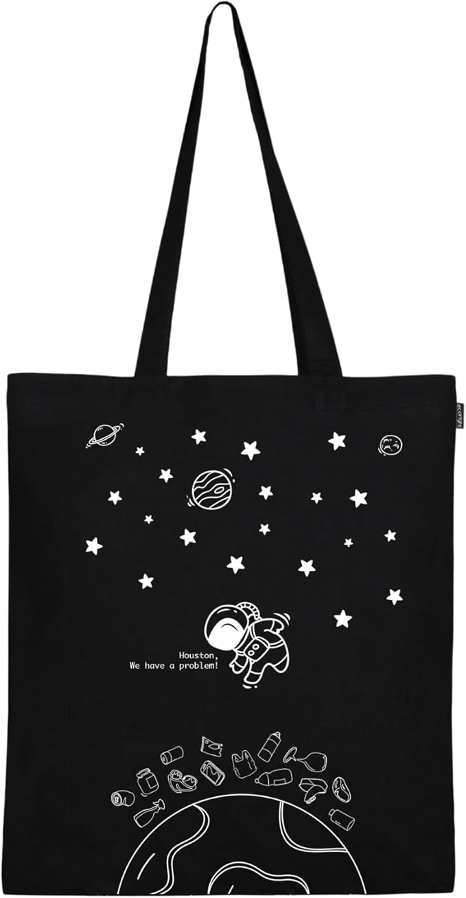 Eco Right Tote Bag for Women, Reusable Grocery Bag, Canvas Tote Bag for Shopping, Cotton Bag for Daily Use, Gifts for Women