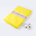 2 Yard Bright Yellow Cotton Fabric,Natural Cotton Poplin Fabric by The Yard, 59 Inches Wide 100% Cotton Fabric,Soft Embroidery Muslin Quilting Material for Sewing Material