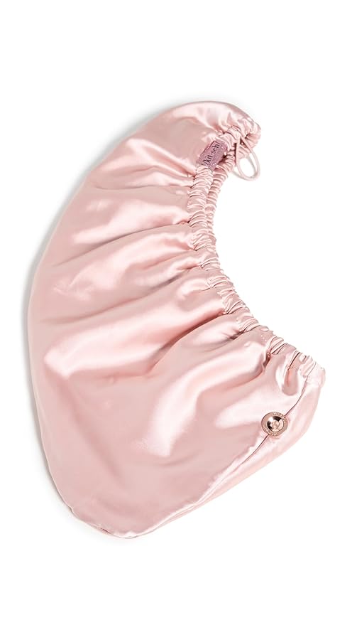 Kitsch Satin Microfiber Hair Towel Wrap for Women - Super Absorbent, Quick Dry, Anti-Frizz - for Long and Short Hairs, Turbans for Women, Wet and Curly Hair Wrap - Blush