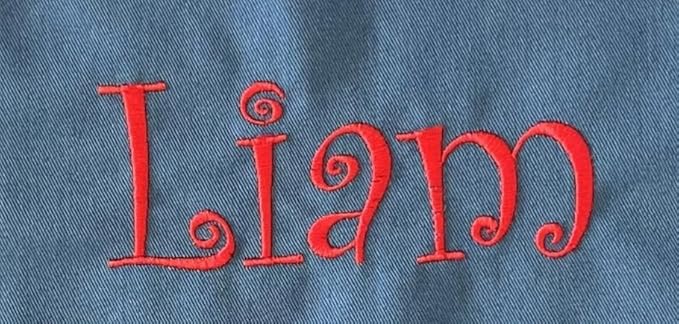 Personalized Kids Apron – Custom Name - Choose From Many Colors