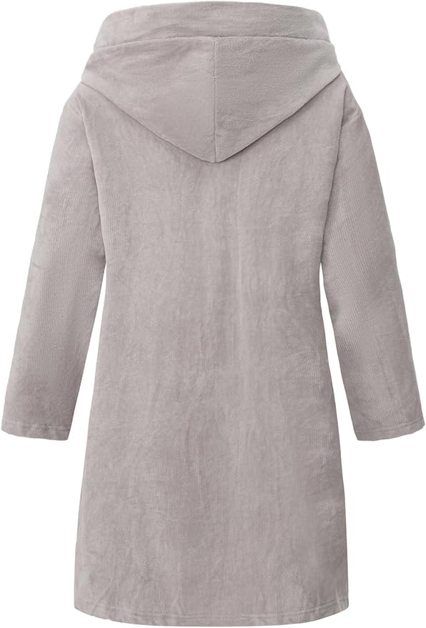 Fraprasty Boys Girls Hooded Robe Soft Touch Robe Kids Terry Cloth Cotton Spa Bathrobe Sleepwear 2-14 Years
