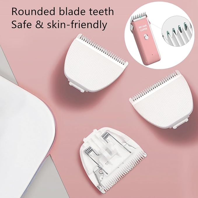 Tileon Washable Replacement Blades for Dog Clipper,Replacements Blades for Dogs and Cats Grooming Clippers,6 PCs of Replacement Blades Only
