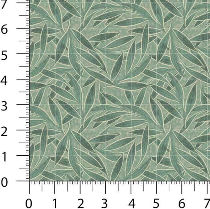 Tropical Patchwork Fabric Panel 100x155 cm – 100% Cotton Satin, 6 Coordinated Botanical & Bird Prints on One Continuous Sheet (Wild Tropics, 6pcs 50x50cm)