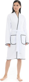 Seritaine Robes for Women, 100% Turkish Cotton Womens Robe, Luxury, Terry Cloth Long Spa Bathrobe