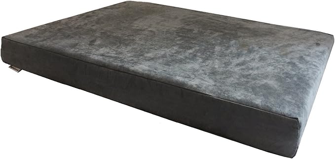 Dogbed4less XXL Orthopedic Cooling Memory Foam Pet Bed with Waterproof Internal Case + 2 Washable Microsuede External Cover for Large Dog