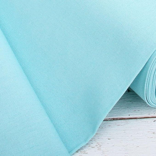 3 Yard Cut of Threadart Linen Fabric - Premium Cotton Linen Fabric for Embroidery, Cross Stitch, Apparel, Canvas, Home Décor- 55" Width - Light Aqua