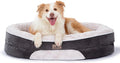 PetFun Orthopedic Dog Bed Couch for Large Sized Pets with Egg Foam Support, Four-Sided Bolster Cushions, Soft Tear-Resistant Fabric, and Removable Machine Washable Plush Cover