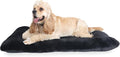 36x23 Dog Crate Bed for Medium Large Dogs Washable,Dog Bed for Crate 36 Inch Fits Dogs Breeds Up to 50 Lbs,Ultra Soft Pet Mattress Pad for Cozy Sleeping Mat with Anti-Slip Bottom,Black