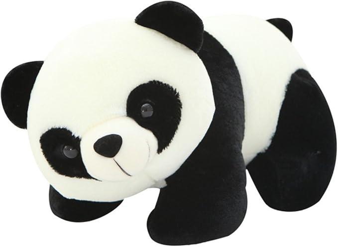VSFNDB Stuffed Panda Animal Plush Toy 12 Inches Animal Stuffed Plushies Super Soft Cute Cuddly Pillow Cushion Stuff Dolls Birthday Xmas Gifts for Children Kids Boys Girls Room Decor Bedtime, 12Inches