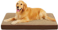 RichePet Dog Bed with Waterproof Inner Liner, Removable Cover, Egg Crate Foam Dog Beds, Easy to Clean，30×20Inch，Khaki