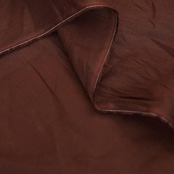 Japan Nature 100% Linen Fabric for Clothing, Home Decor, Pillow, Sofa, 55" Width, Craft by The Yard (Light Brown, 8 Yard)