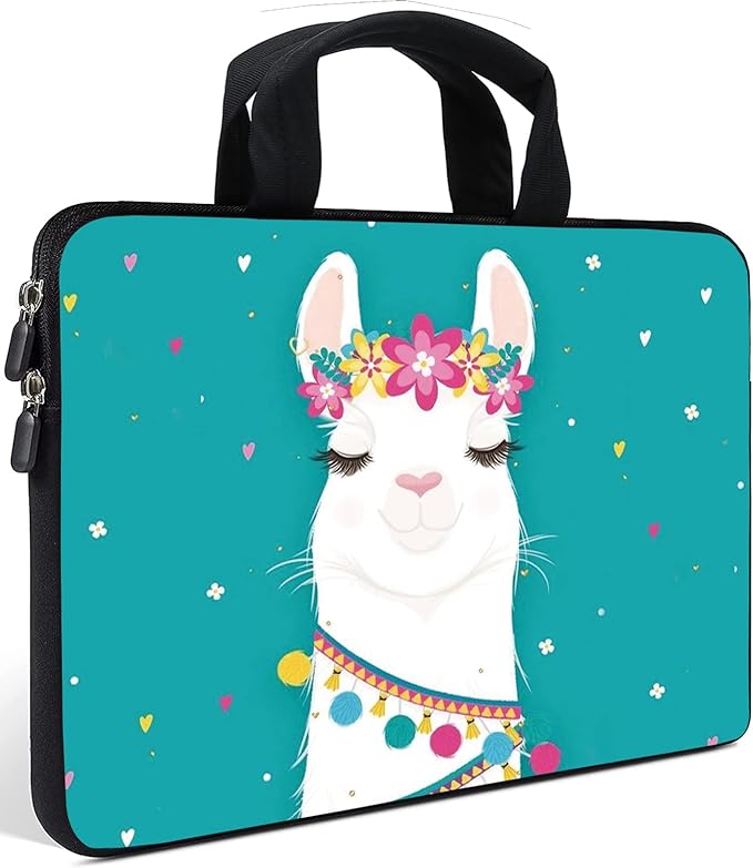AMARY 11.6" 12" inch Laptop Handle Bag Neoprene Notebook Carrying Pouch Chromebook Sleeve Ultrabook Case Tablet Cover Fit Apple MacBook Air HP DELL Lenovo Asus Samsung (Alpaca)