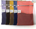 OKAKA 5-Pack Mesh Laundry Bags with ID Label, Sturdy Laundry Bags for Delicates, Hosiery, Underwear,Travel and Organize- 5 Color(14x20 Inch)