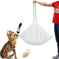 30 Pieces Jumbo Cat litter Box Liners, 46" x 19" XXL Heavy Duty Litter Tray Liner Bags with Drawstring for Extra Large Cat Litter Box