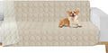 ZNSAYOTX Ultimate Cozy Blankets (52"x82") 100% Waterproof Bed Mat Blanket for Dog Pets, Couch Sofa Protector with Non-Slip Back Washable Durable, Pee Scratch Proof Easy to Clean (Khaki)