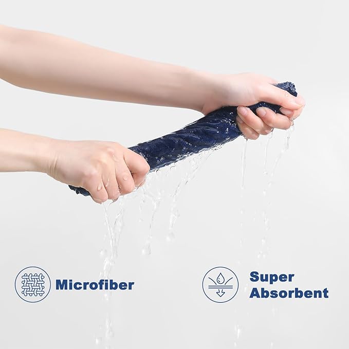 Tigona 80 Pack Microfiber Cleaning Cloth Roll Reusable Paper Towels 12"x12" Tear Away Cloth,Absorbent Dish Rags for House Kitchen,Wash Cloths,Lint Free Rags for Window Cars Cleaning Supplies