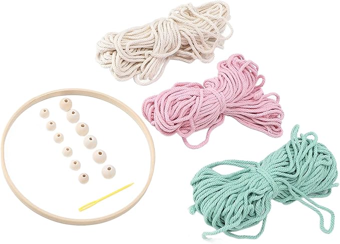 Macrame Kit Bohemian Style DIY Weaving Material Package Relaxing Adults Women