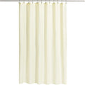 N&Y HOME Fabric Shower Curtain or Liner with Magnets - Cream Shower Curtain for Bathroom with Hotel Quality, Machine Washable - Sand, 72x72