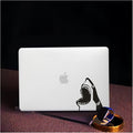 BYCeKe Cute Animal Print Case for MacBook Air 13 inch 2025-2022 M4 A3240 M3 A3113 M2 A2681,for Mac Air13 M4 Sturdy Pattern Plastic Clear Hard Shell&Keyboard Cover for MacBook Air13.6 Case,Cute Shark