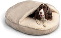 Snoozer Luxury Microsuede Cozy Cave Pet Bed, Small, Buckskin