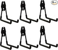 WIN&YING 6 Pack Steel Garage Storage Hooks, Heavy Duty Wall Mounted Storage Hanger, Anti-Slip Tool Organizer for Hanging Ladders, Hose, Bulk Items, Power and Garden